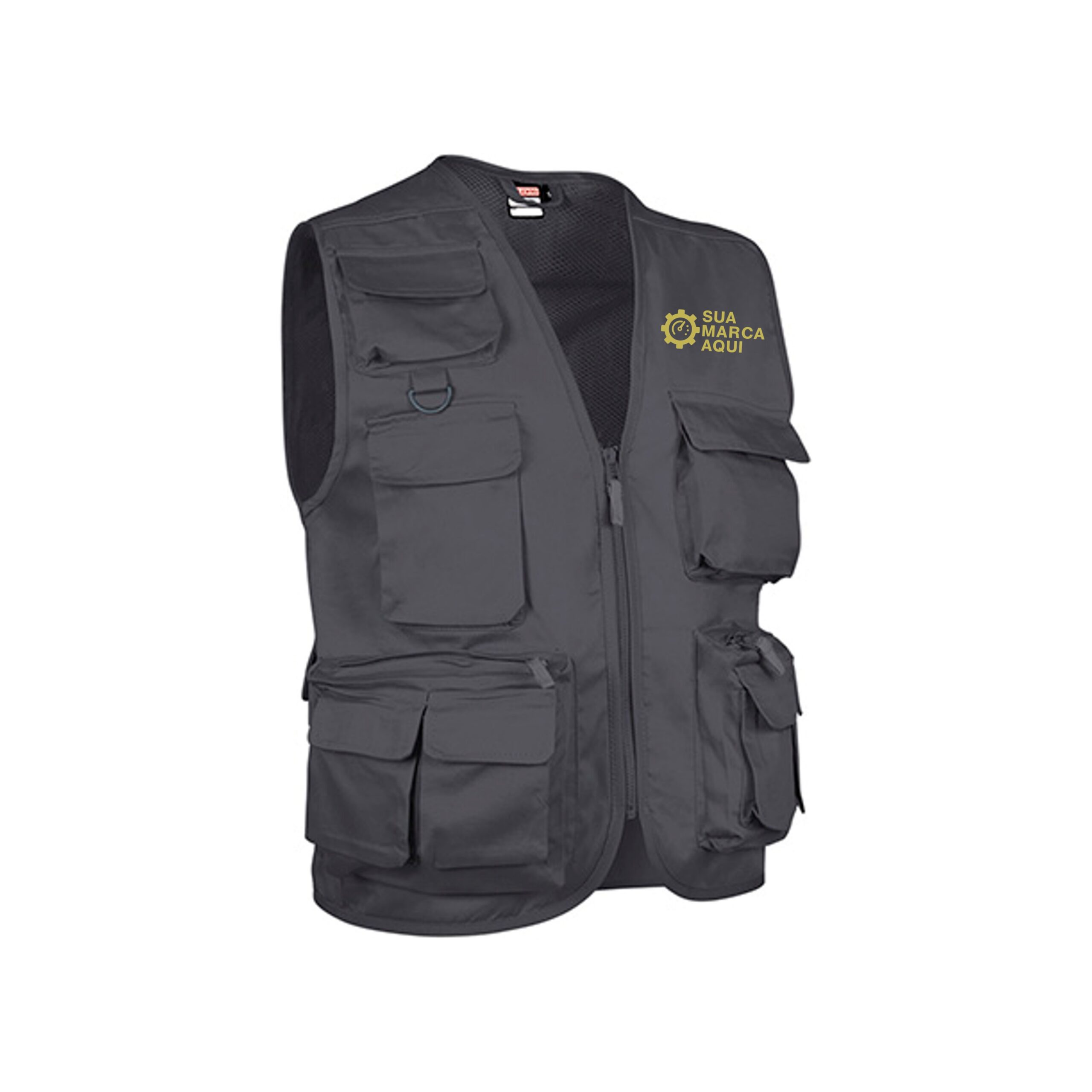 colete-trabalho-multibolsos-safari-carvao-mirandus-frente